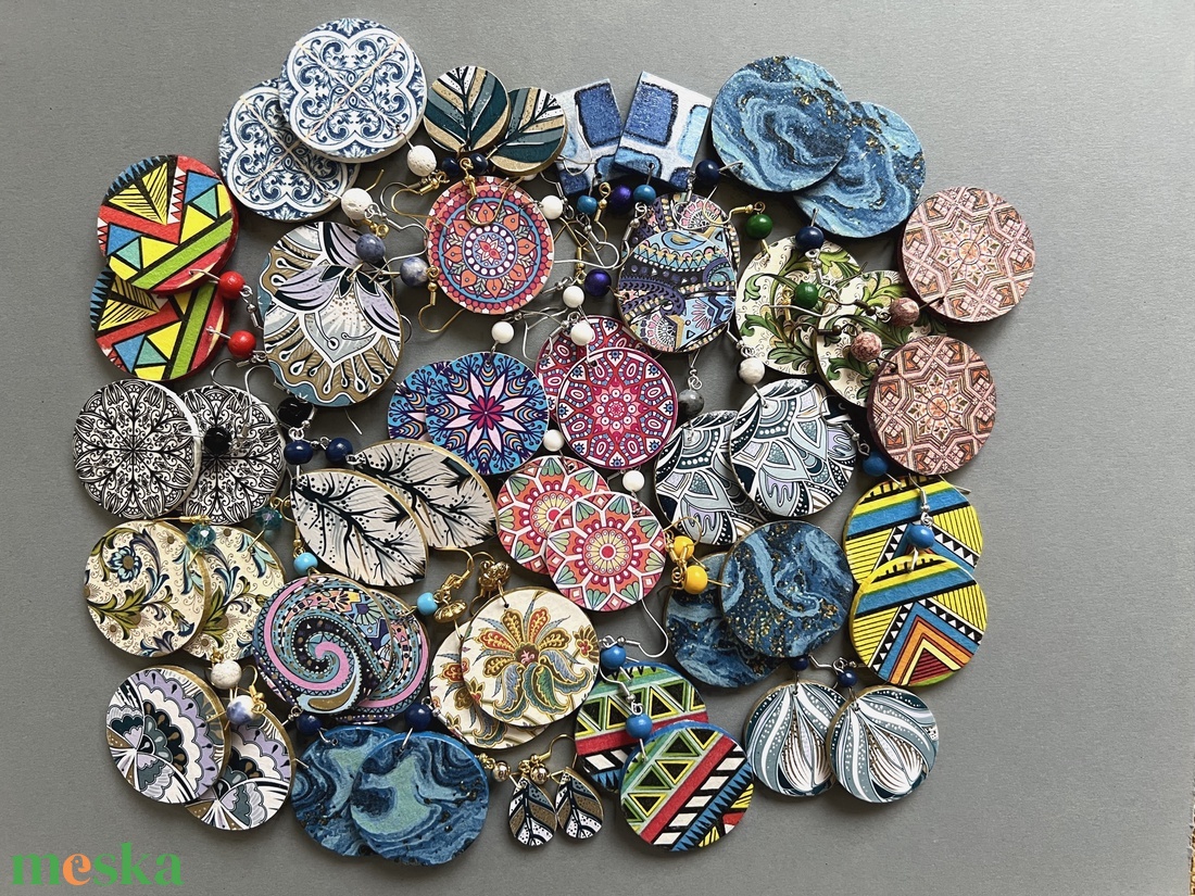 Jeges hagymakupola No.1 fülbevaló - ékszer - fülbevaló - lógós kerek fülbevaló - Meska.hu