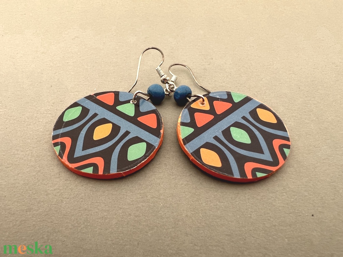 Hihetetlen India No.3 fülbevaló - ékszer - fülbevaló - lógós kerek fülbevaló - Meska.hu