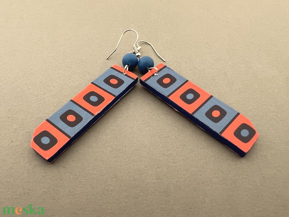 Hihetetlen India No.7 fülbevaló - ékszer - fülbevaló - lógó fülbevaló - Meska.hu