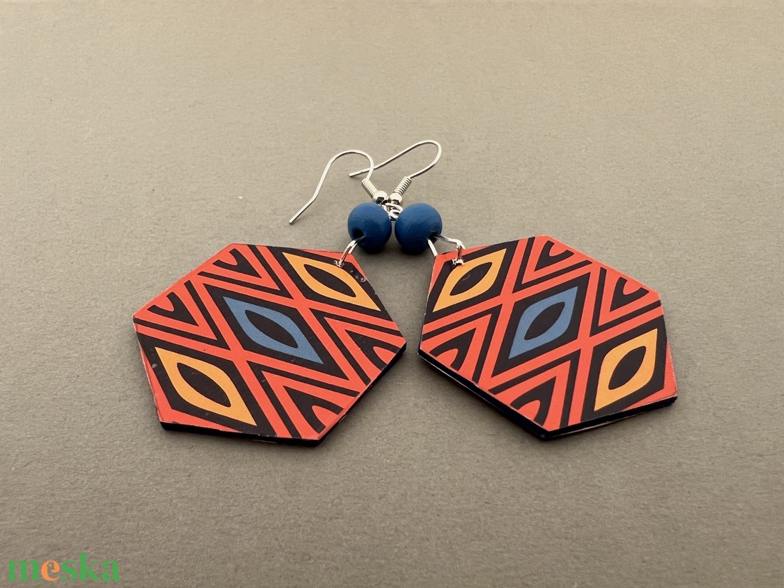 Hihetetlen India No.6 fülbevaló - ékszer - fülbevaló - lógó fülbevaló - Meska.hu