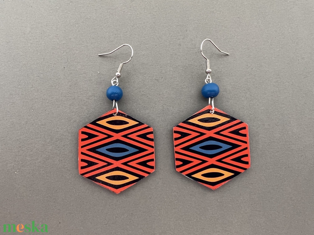 Hihetetlen India No.6 fülbevaló - ékszer - fülbevaló - lógó fülbevaló - Meska.hu