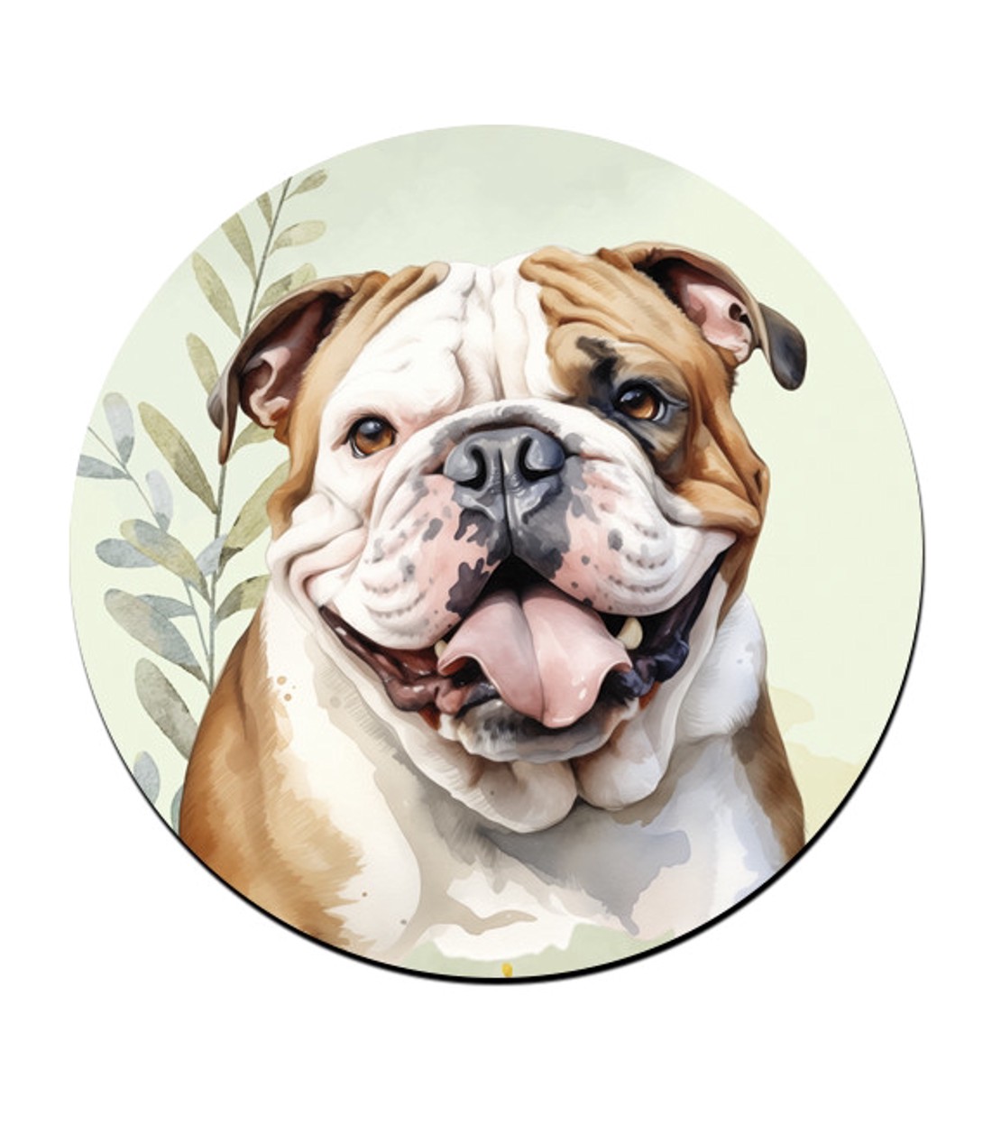 Angol bulldog portré mintás bögre alátét -  - Meska.hu