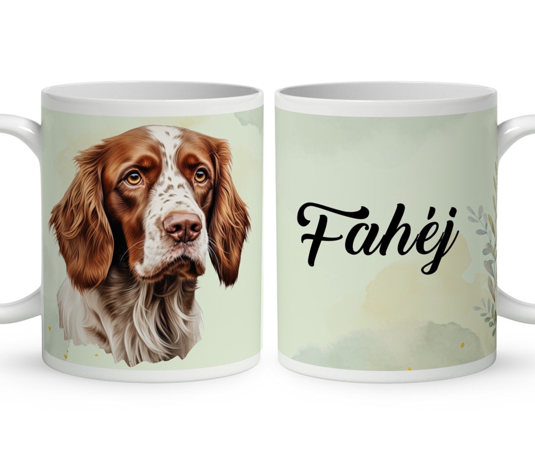 Névvel kérhető - Ír szetter portré mintás bögre - otthon & életmód - konyhafelszerelés, tálalás - tálalás - bögre & csésze - Meska.hu