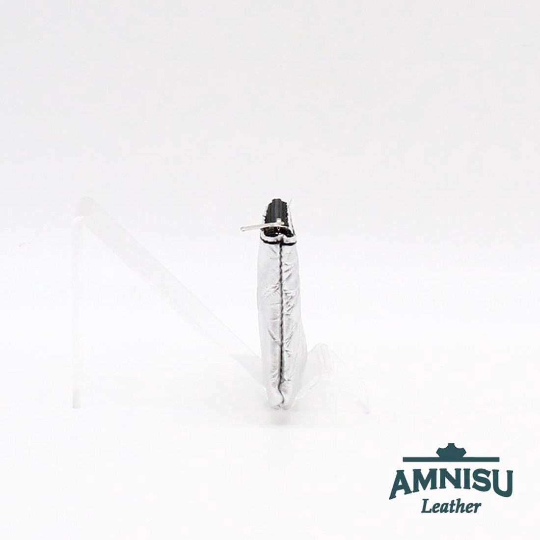 Ezüst krokkómintás egy cipzáras kulcstartó A1002 - táska & tok - kulcstartó & táskadísz - kulcstartó - Meska.hu