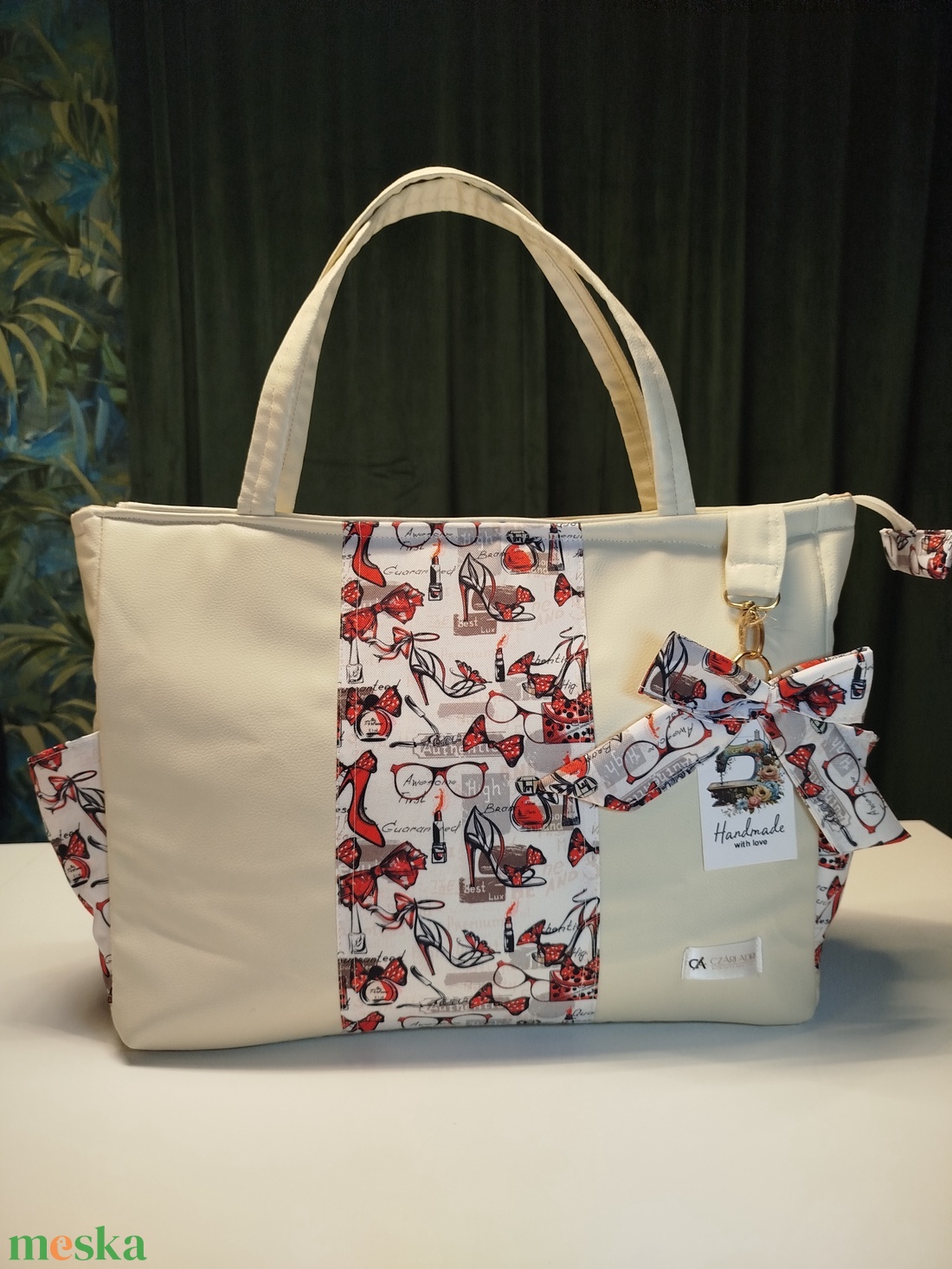 XXL Style stílusú Totebag   - táska & tok - kézitáska & válltáska - nagy pakolós táska - Meska.hu
