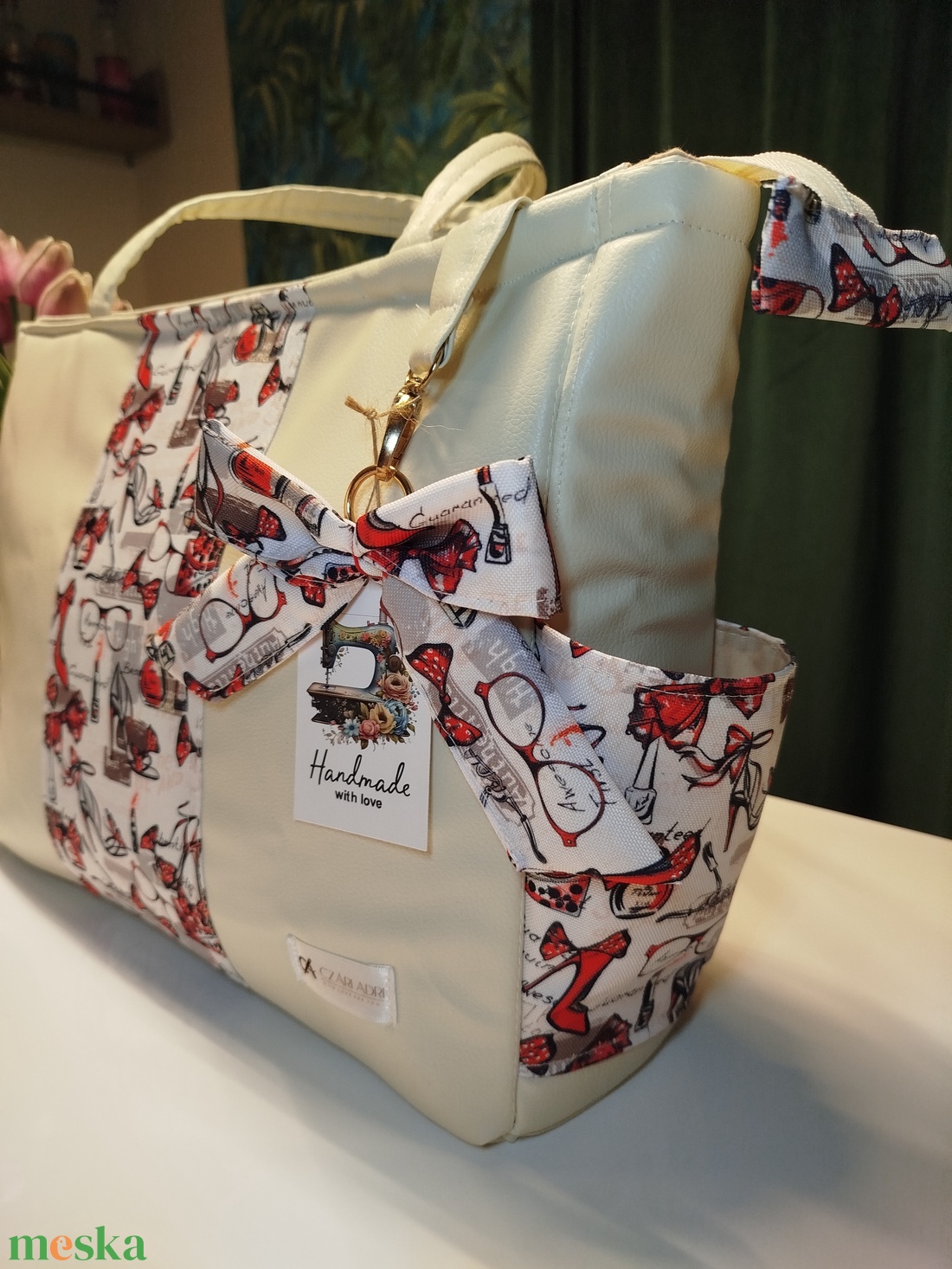 XXL Style stílusú Totebag   - táska & tok - kézitáska & válltáska - nagy pakolós táska - Meska.hu