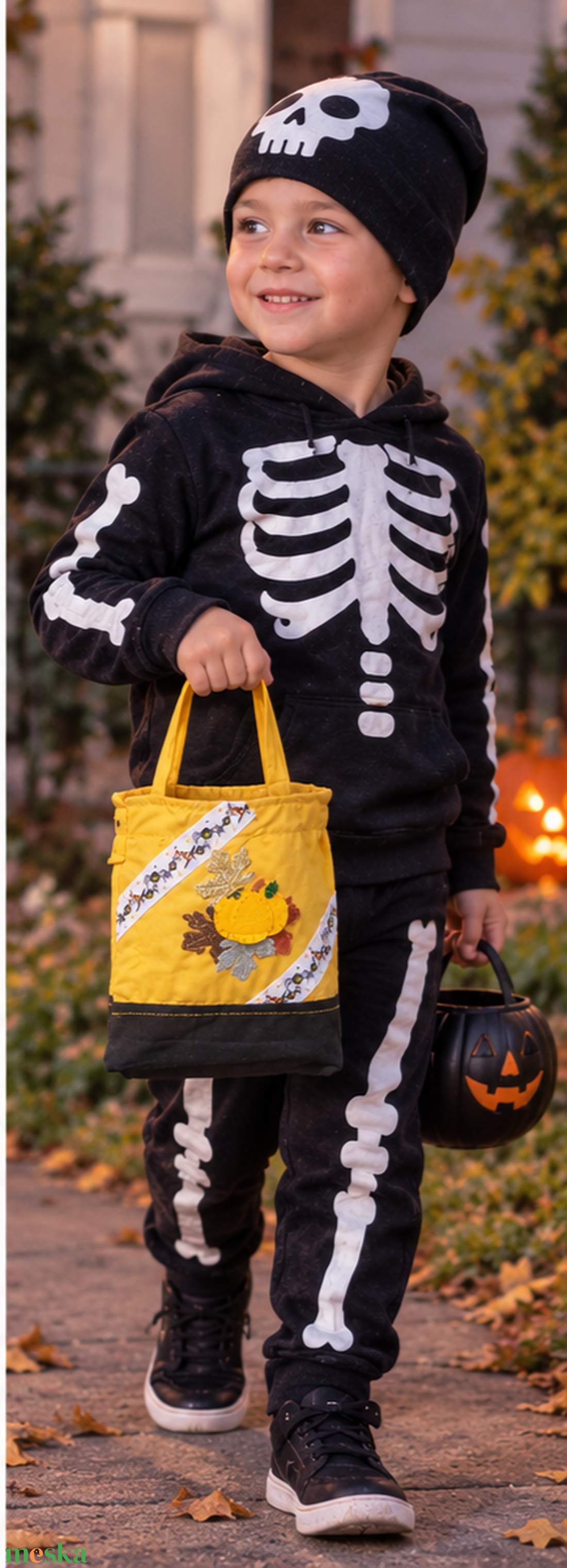 Cukorka gyűjtő Halloweeni kosár  - otthon & életmód - dekoráció - halloween - halloweeni jelmez és kiegészítők - Meska.hu