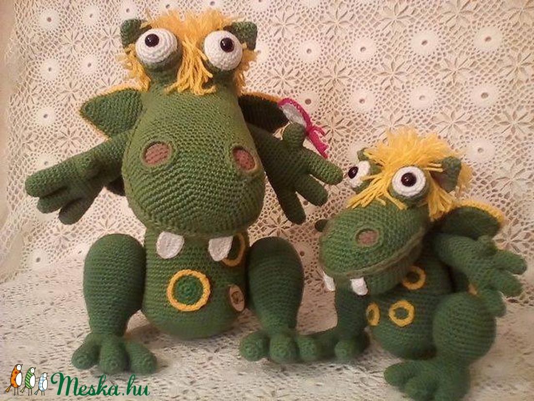 Sárkány (Süsü) kis méretű -  - Meska.hu