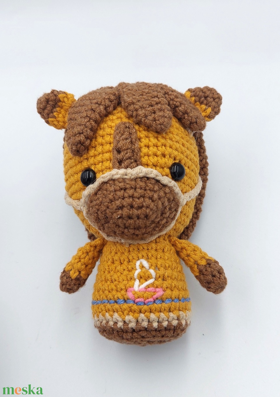 Horgolt lovacska dobozban 12 cm - játék & sport - plüssállat & játékfigura - más figura - Meska.hu