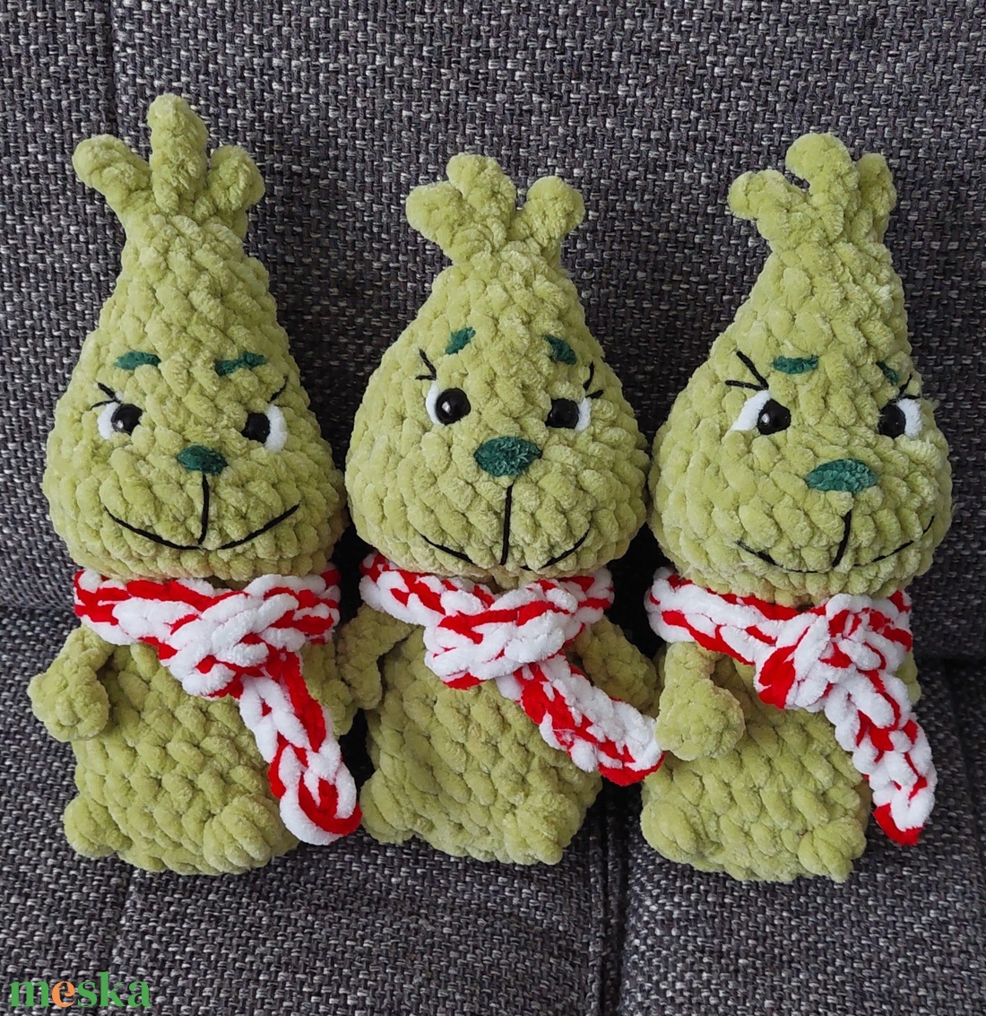 Horgolt Grincs bébi és Max, a kutyája 2pár - játék & sport - plüssállat & játékfigura - manó - Meska.hu