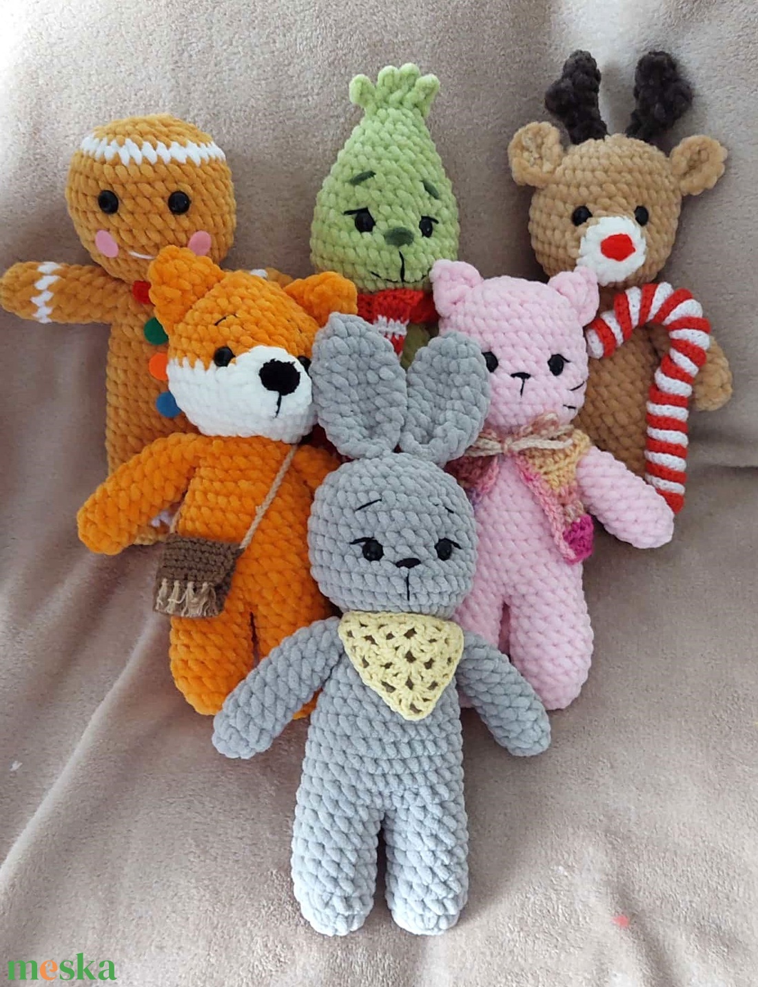 Horgolt róka - játék & sport - plüssállat & játékfigura - róka - Meska.hu