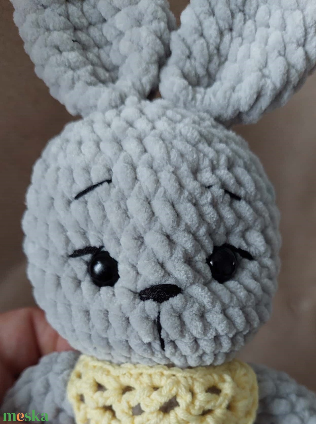 Horgolt nyuszi - játék & sport - plüssállat & játékfigura - nyuszi - Meska.hu