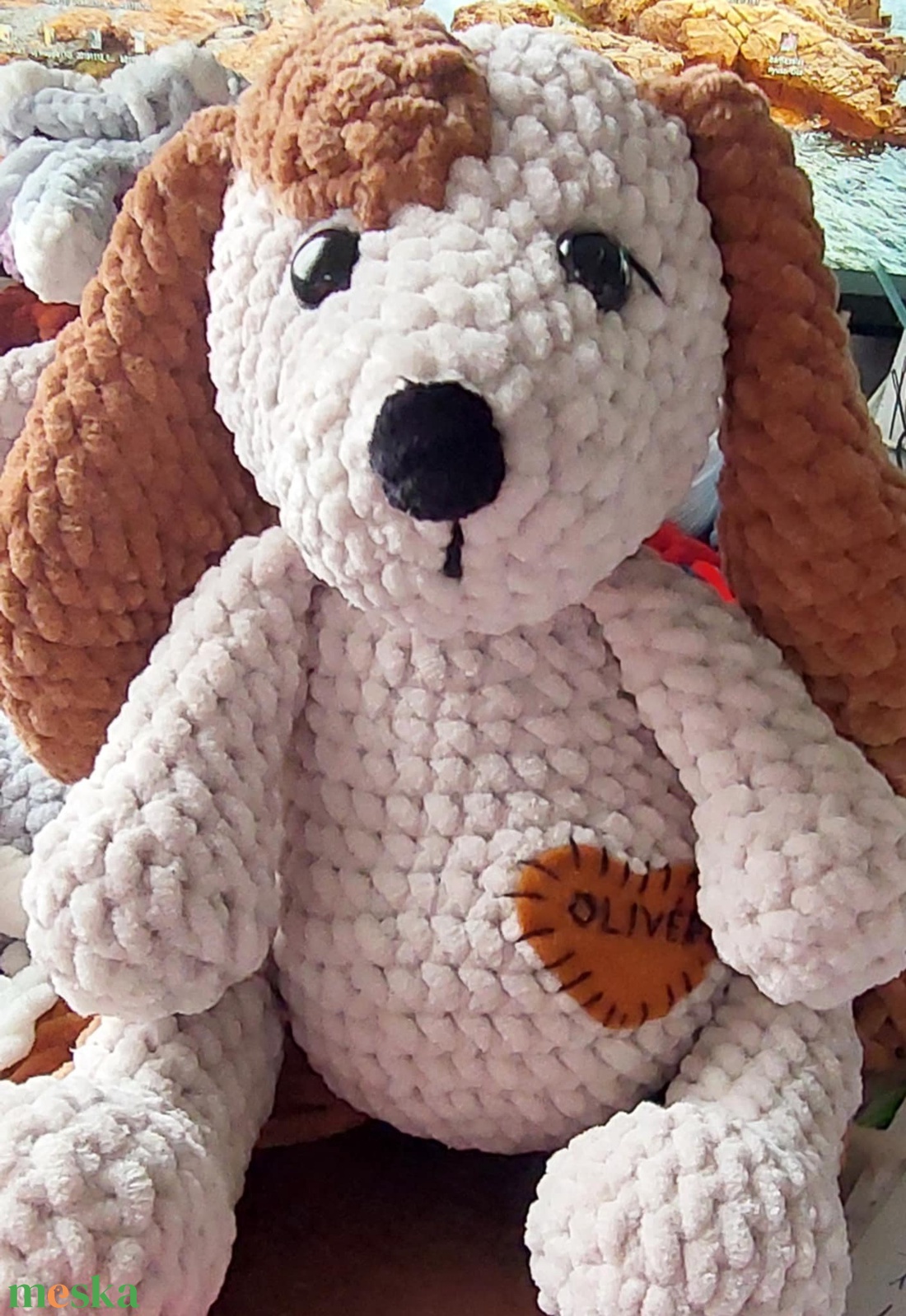 Plüss kutya, felirat is kérhető rá  - játék & sport - plüssállat & játékfigura - kutya - Meska.hu