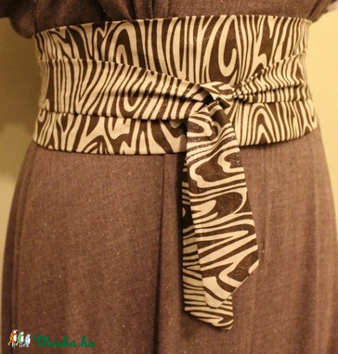 öv textil öv famintás vászon öv -  - Meska.hu