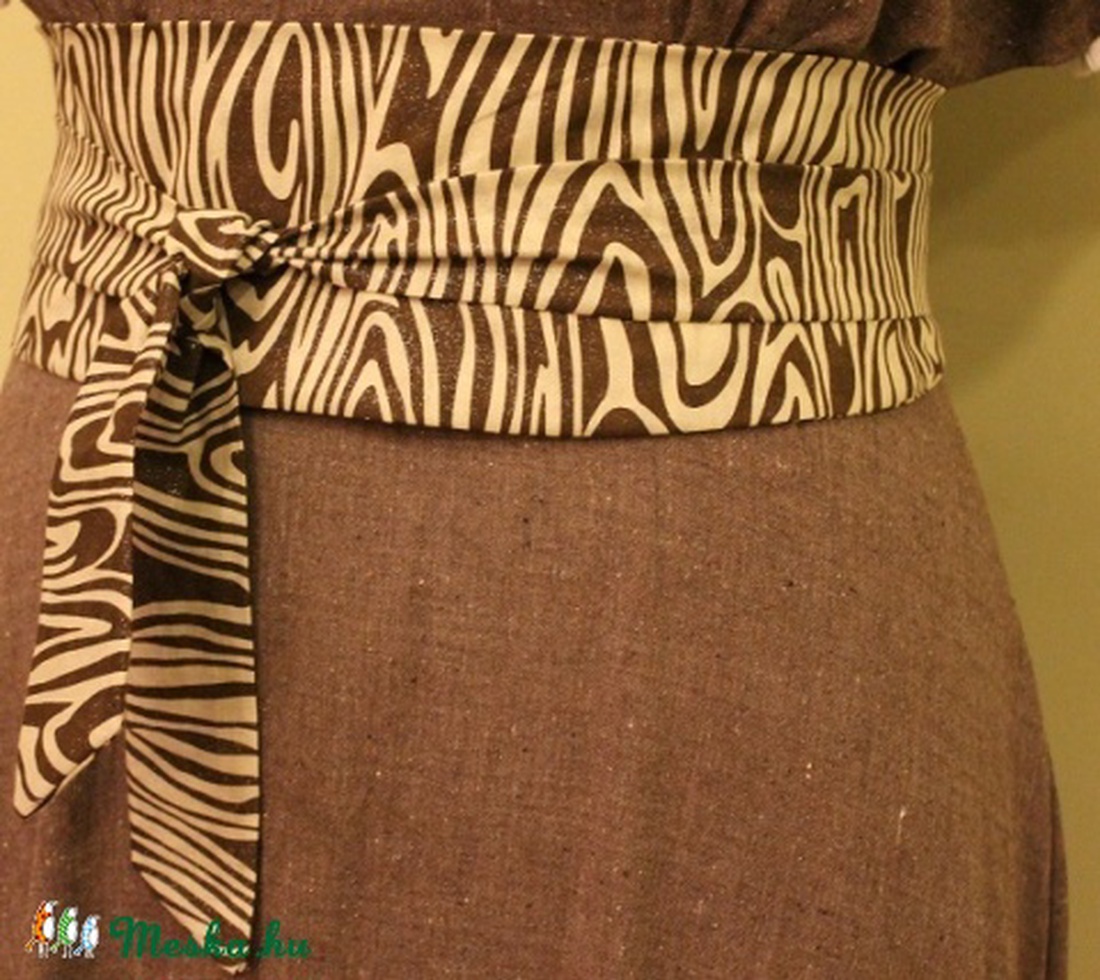 öv textil öv famintás vászon öv -  - Meska.hu