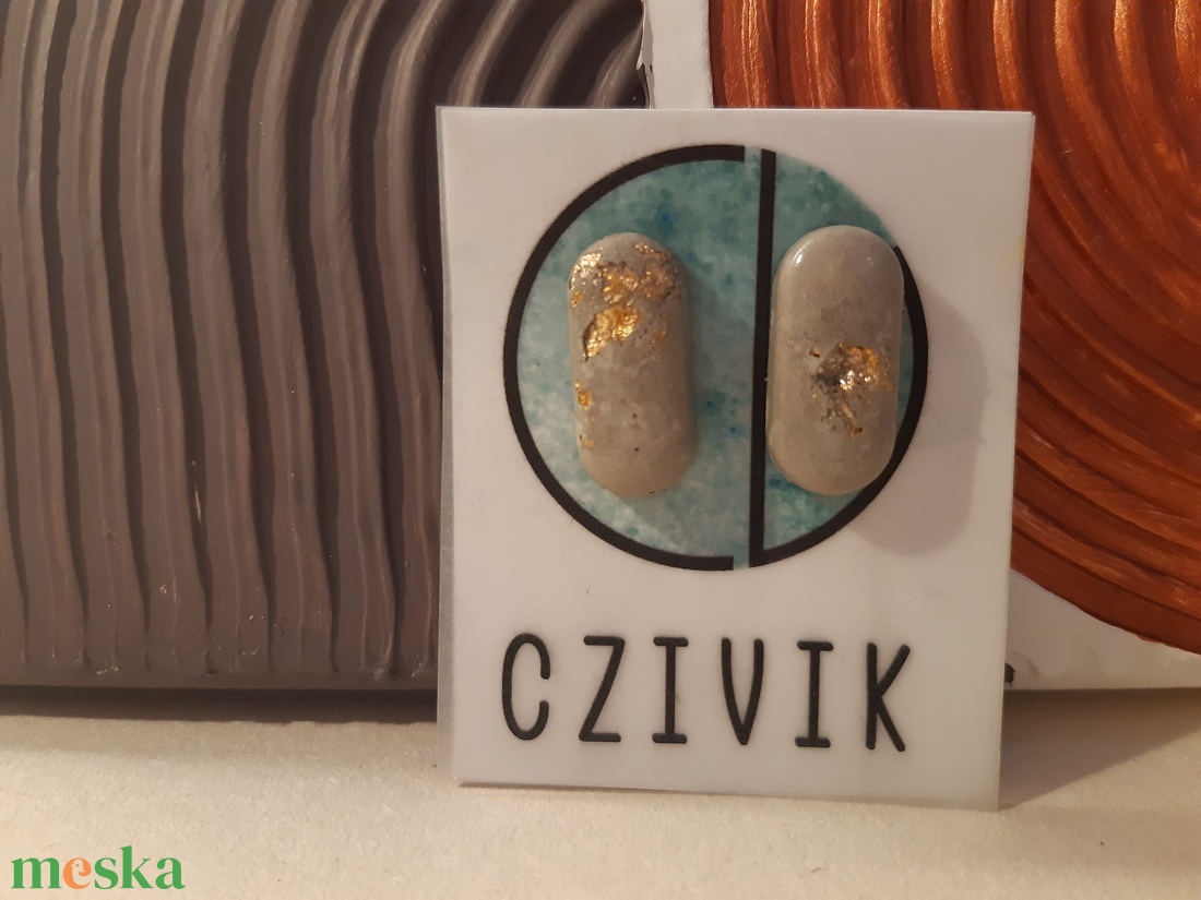 Ovális beton fülbevaló vol.2 - ékszer - fülbevaló - pötty fülbevaló - Meska.hu Ovális beton fülbevaló vol.2 - ékszer - fülbevaló - pötty fülbevaló - Meska.hu