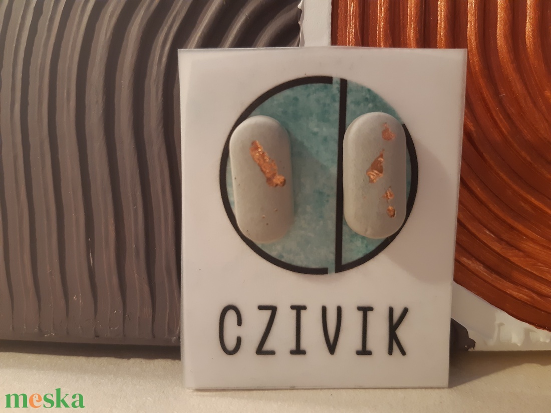 Ovális beton fülbevaló vol.2 - ékszer - fülbevaló - pötty fülbevaló - Meska.hu Ovális beton fülbevaló vol.2 - ékszer - fülbevaló - pötty fülbevaló - Meska.hu