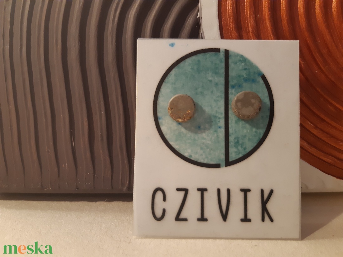 Kör beton fülbevaló - ékszer - fülbevaló - pötty fülbevaló - Meska.hu Kör beton fülbevaló - ékszer - fülbevaló - pötty fülbevaló - Meska.hu