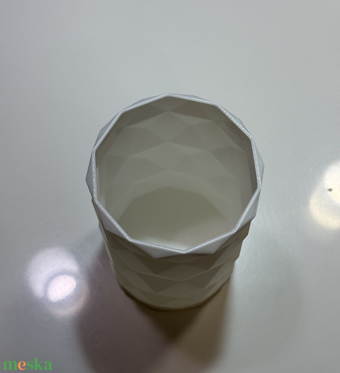 Geometrikus ceruza-, smink- és tárolótartó - otthon & életmód - tárolás & rendszerezés - íróasztali tároló - Meska.hu