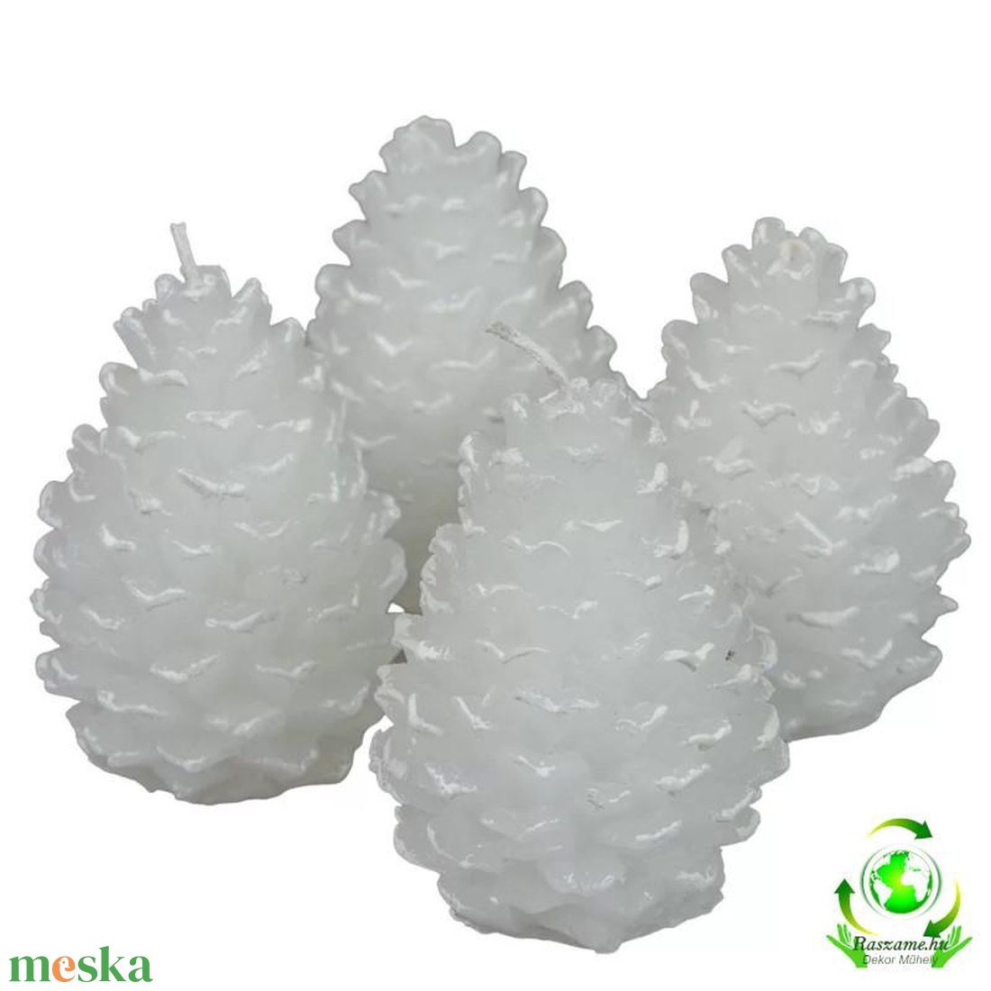 Kontúrozott toboz gyertya nagy 70x95 mm - fehér - kellékek & szerszámok - dekorációs kellékek - dekorációs gyertya - Meska.hu Kontúrozott toboz gyertya nagy 70x95 mm - fehér - kellékek & szerszámok - dekorációs kellékek - dekorációs gyertya - Meska.hu