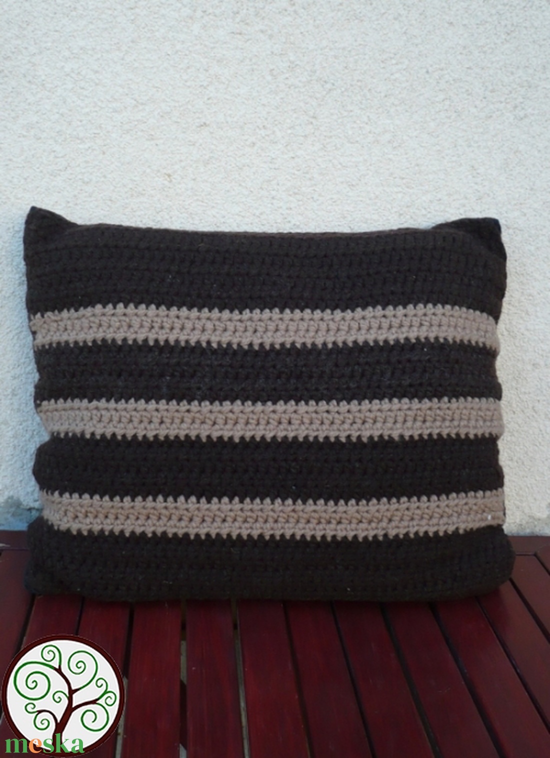 Horgolt párna - otthon & életmód - lakástextil - párna & párnahuzat - Meska.hu