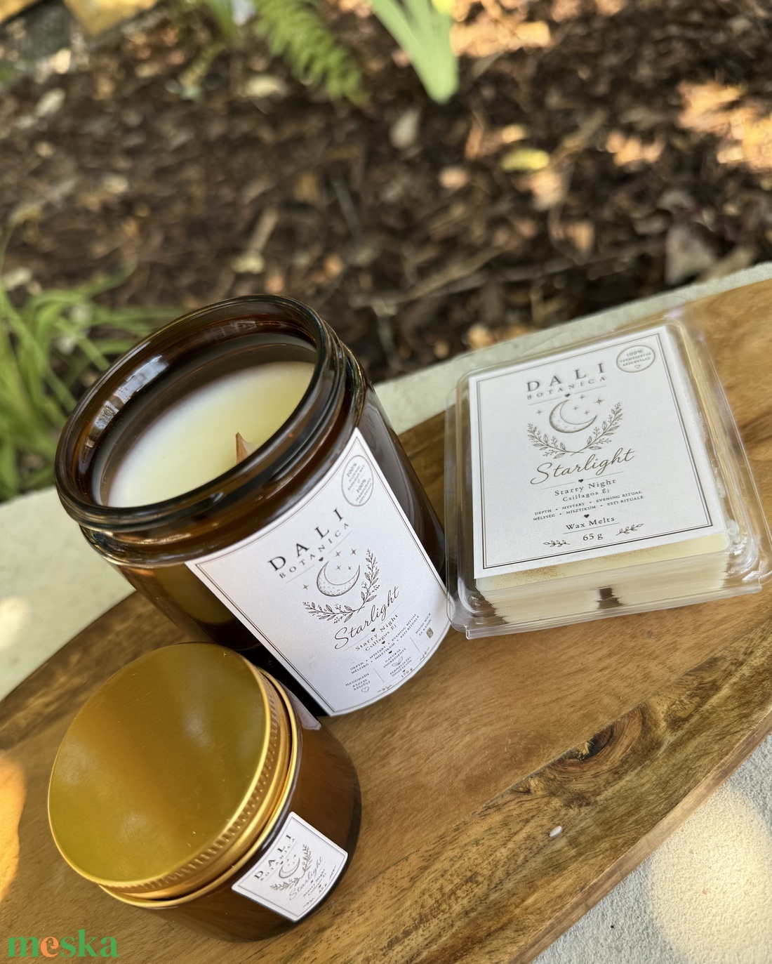 Dali Botanica � Starlight Csillagos éj repceviasz gyertya - otthon & életmód - gyertya, illat, aroma - gyertya - Meska.hu