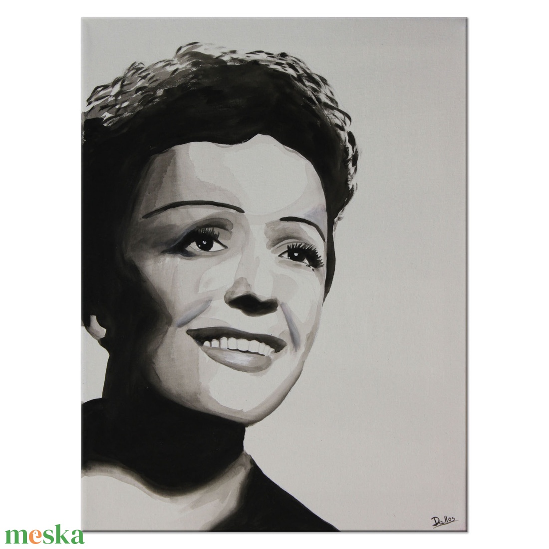 Édith Piaf akril festmény 40 x 30 cm vászon - művészet - festmény - akril - Meska.hu Édith Piaf akril festmény 40 x 30 cm vászon - művészet - festmény - akril - Meska.hu