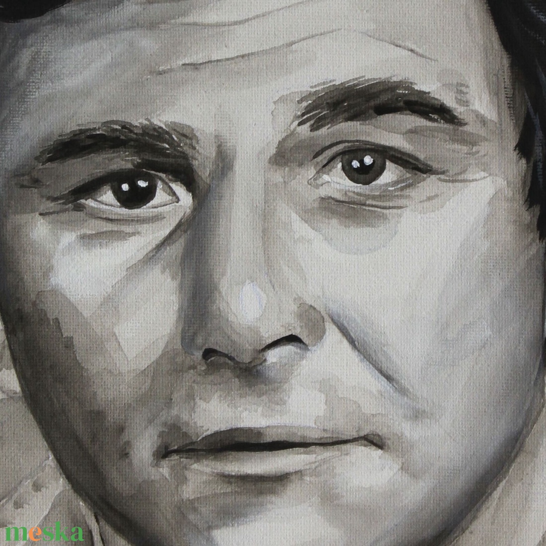 Columbo akril festmény 40 x 30 cm vászon - művészet - festmény - akril - Meska.hu Columbo akril festmény 40 x 30 cm vászon - művészet - festmény - akril - Meska.hu