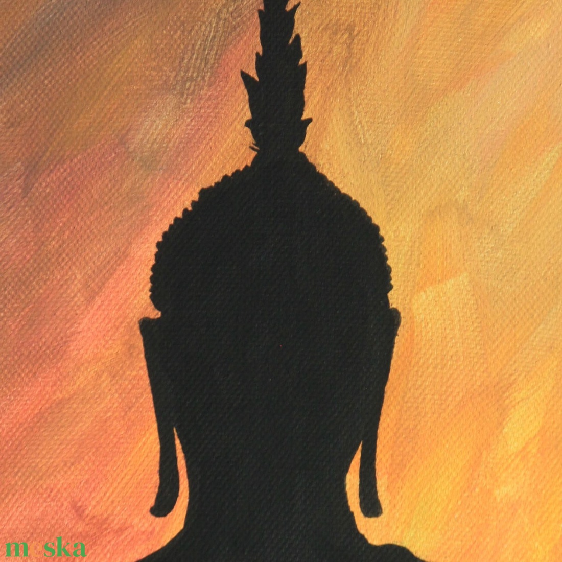 Buddha 5 akril festmény 30 x 20 cm vászon - művészet - festmény - akril - Meska.hu Buddha 5 akril festmény 30 x 20 cm vászon - művészet - festmény - akril - Meska.hu