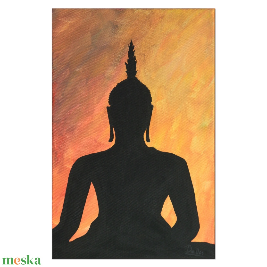 Buddha 5 akril festmény 30 x 20 cm vászon - művészet - festmény - akril - Meska.hu Buddha 5 akril festmény 30 x 20 cm vászon - művészet - festmény - akril - Meska.hu