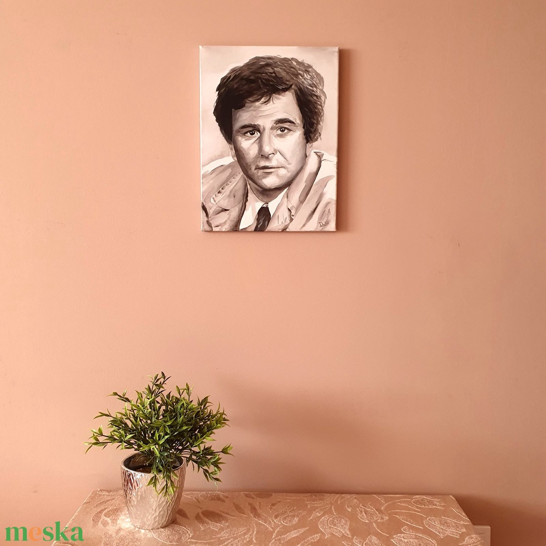 Columbo akril festmény 40 x 30 cm vászon - művészet - festmény - akril - Meska.hu Columbo akril festmény 40 x 30 cm vászon - művészet - festmény - akril - Meska.hu