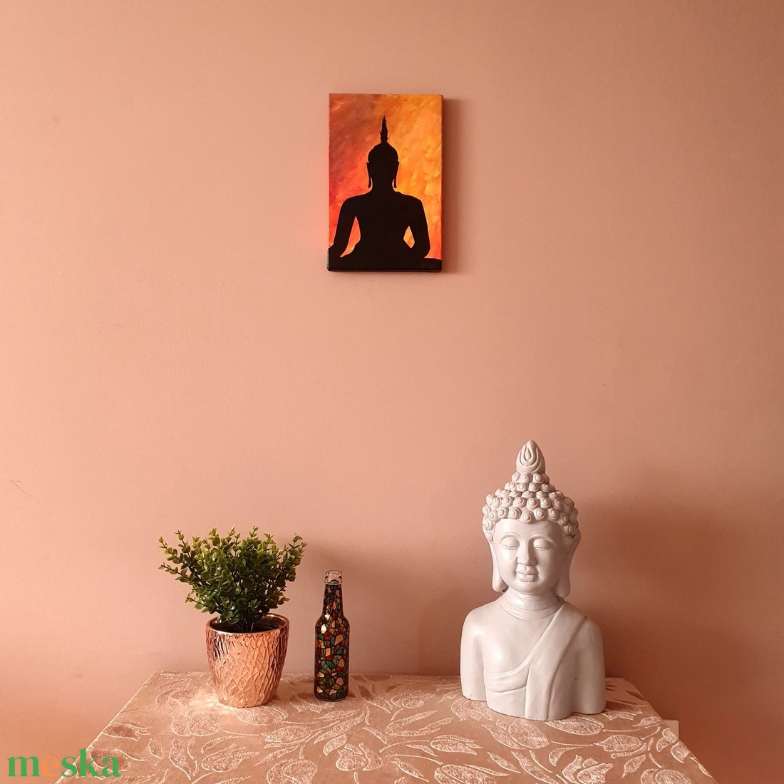 Buddha 5 akril festmény 30 x 20 cm vászon - művészet - festmény - akril - Meska.hu Buddha 5 akril festmény 30 x 20 cm vászon - művészet - festmény - akril - Meska.hu