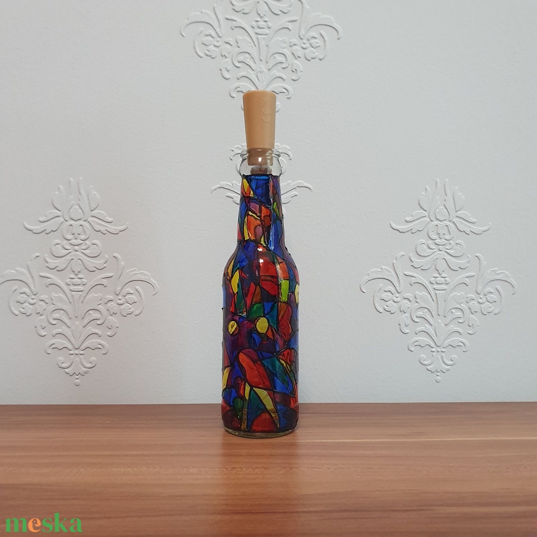 Kézzel festett, egyedi díszüveg LED világítással - otthon & életmód - dekoráció - asztal és polc dekoráció - díszüveg - Meska.hu Kézzel festett, egyedi díszüveg LED világítással - otthon & életmód - dekoráció - asztal és polc dekoráció - díszüveg - Meska.hu