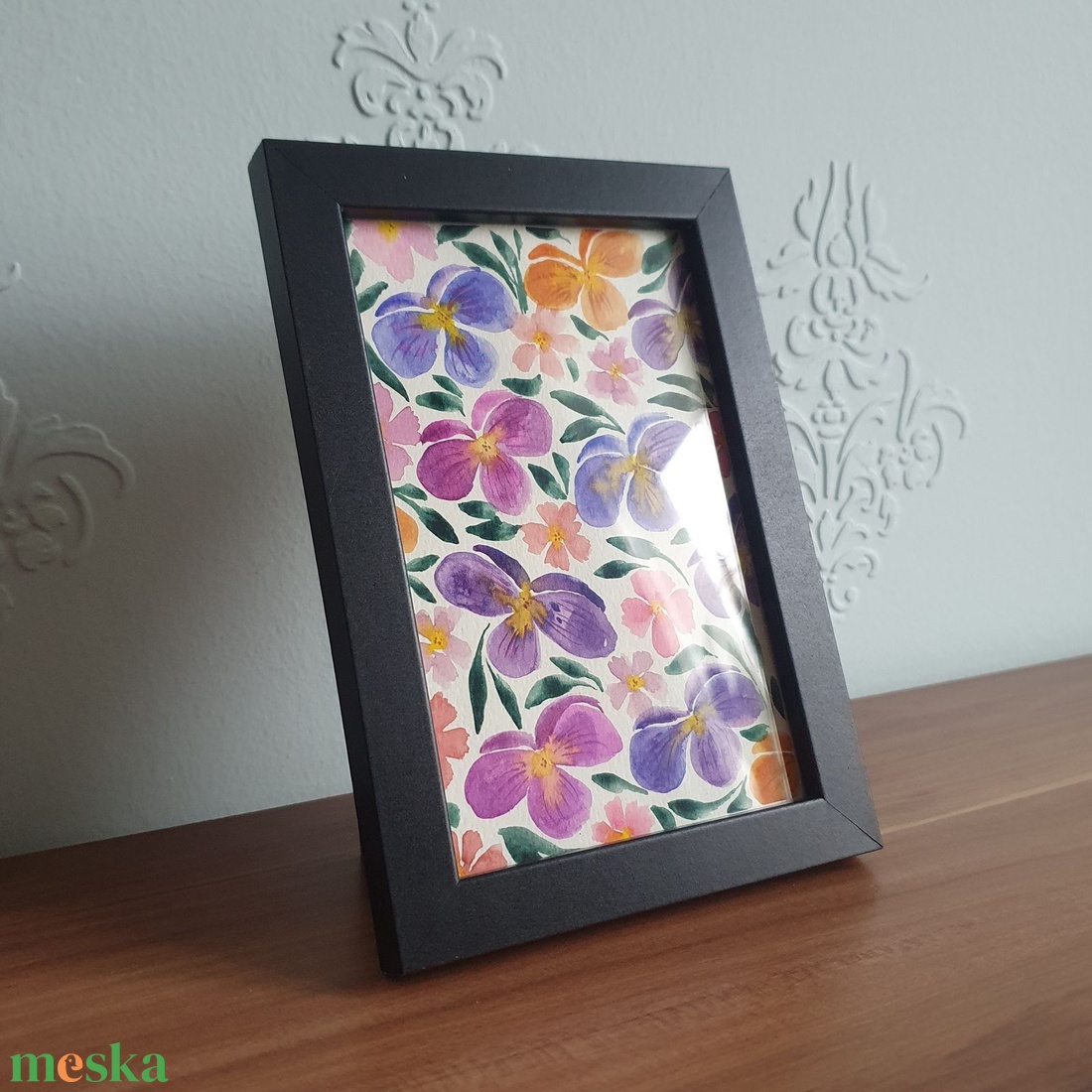 Akvarell festvény keretben 12 x 17 cm - művészet - festmény - akvarell - Meska.hu Akvarell festvény keretben 12 x 17 cm - művészet - festmény - akvarell - Meska.hu