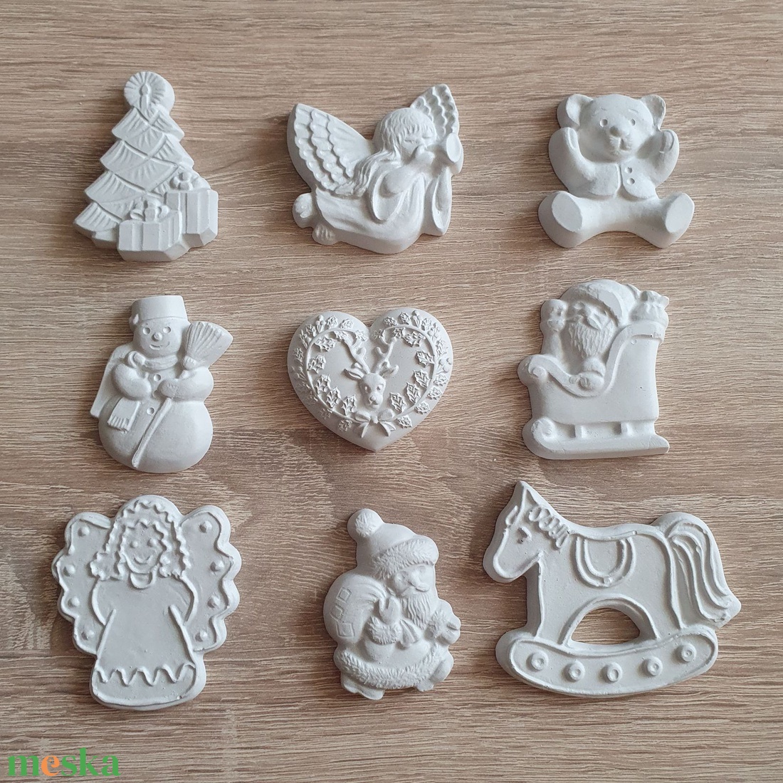 Festhető gipsz figura csomag - 9 db - karácsony - karácsony - mikulás - mikulás ajándékok - Meska.hu Festhető gipsz figura csomag - 9 db - karácsony - karácsony - mikulás - mikulás ajándékok - Meska.hu
