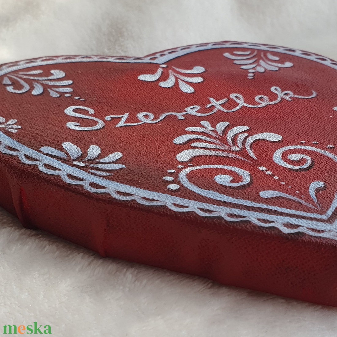 Mézeskalács szív akril festmény 15 x 15 cm vászon - művészet - festmény - akril - Meska.hu Mézeskalács szív akril festmény 15 x 15 cm vászon - művészet - festmény - akril - Meska.hu
