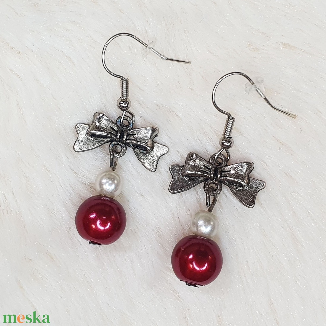 Masnis fülbevaló - ékszer - fülbevaló - lógó fülbevaló - Meska.hu