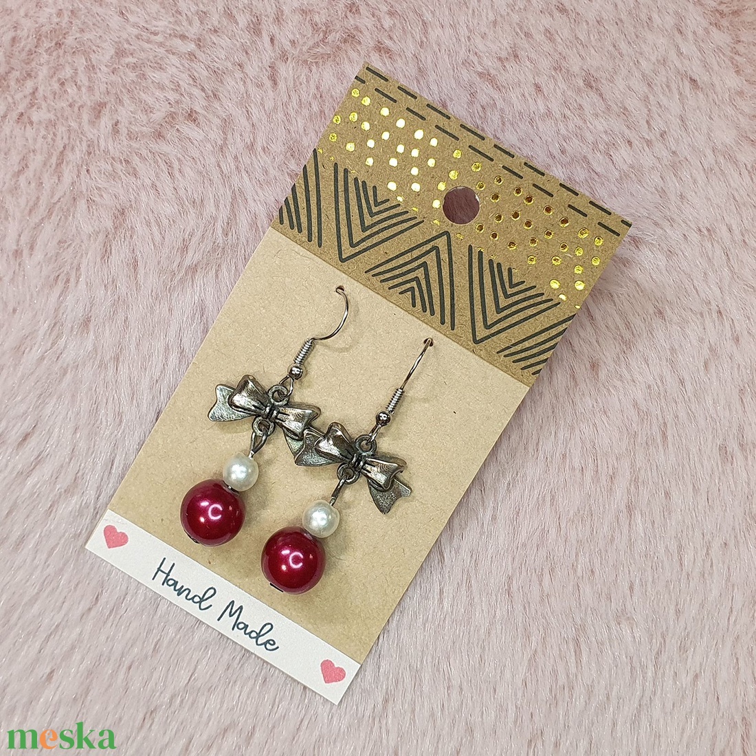 Masnis fülbevaló - ékszer - fülbevaló - lógó fülbevaló - Meska.hu