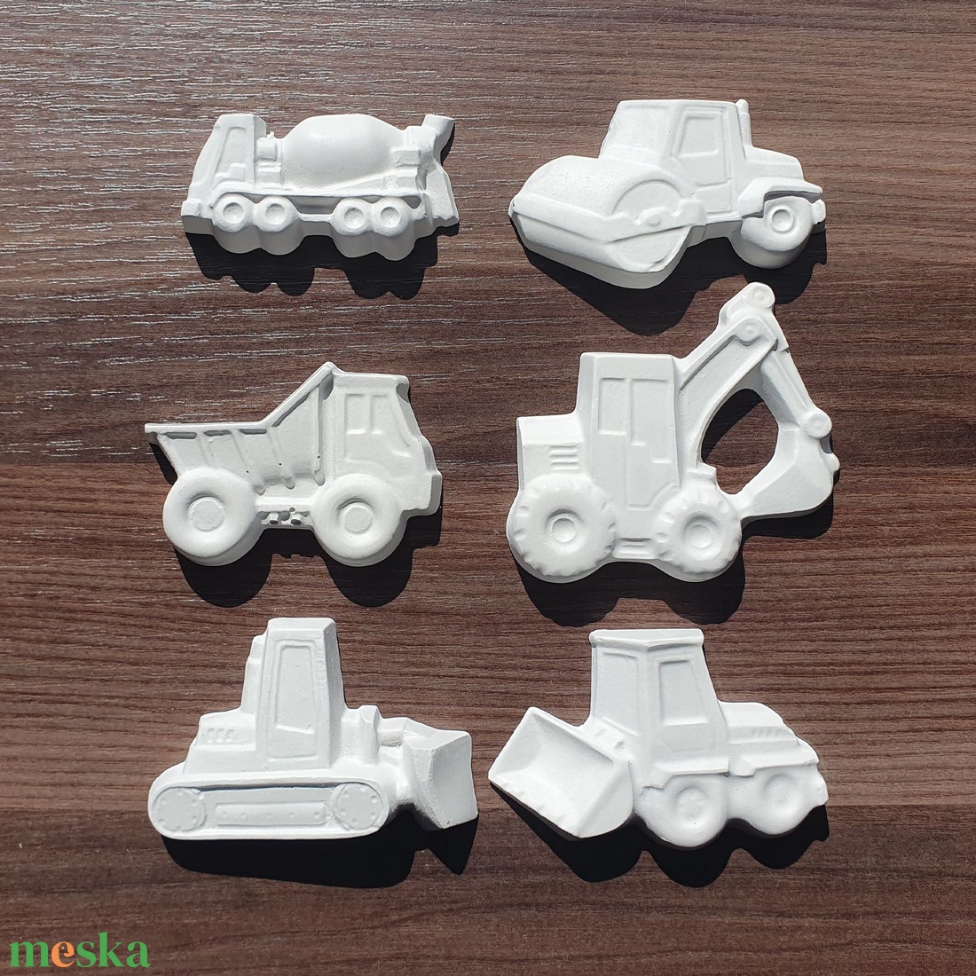 Festhető gipsz figura csomag - 6 db - munkagépek - diy (csináld magad) - egységcsomag - Meska.hu  Festhető gipsz figura csomag - 6 db - munkagépek - diy (csináld magad) - egységcsomag - Meska.hu