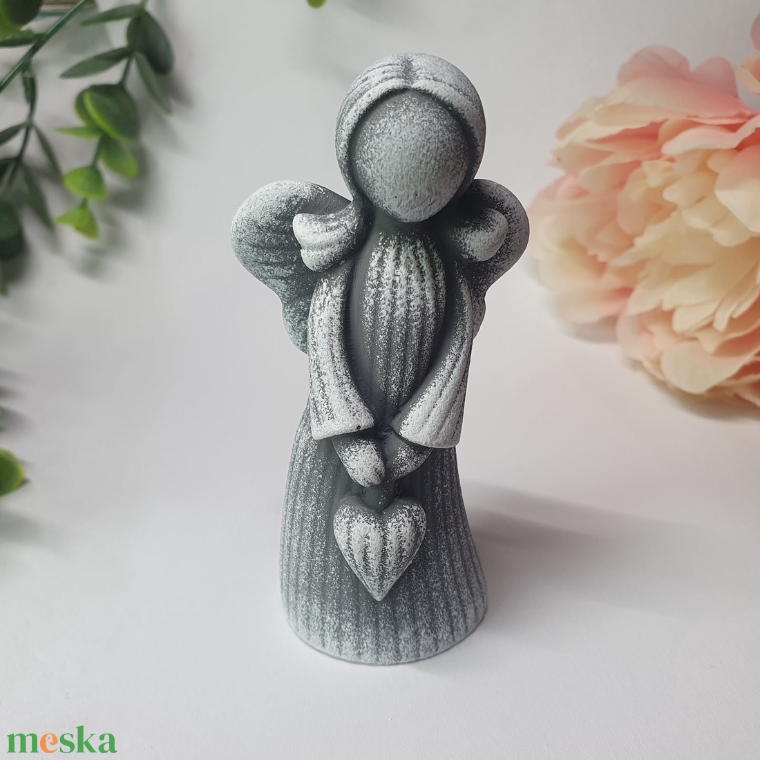 Karácsonyi Angyalka (gipsz figura) - otthon & életmód - dekoráció - dísztárgy - Meska.hu