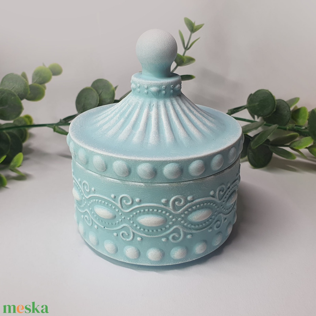 Ékszerdoboz (gipszből) - ékszer - ékszertartó - ékszerdoboz - Meska.hu