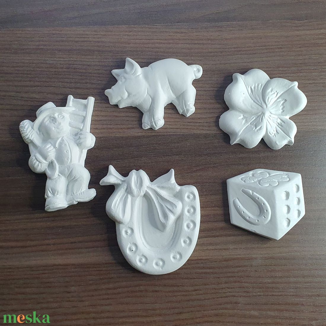 Festhető gipsz figura csomag - szilveszter - diy (csináld magad) - egységcsomag - Meska.hu