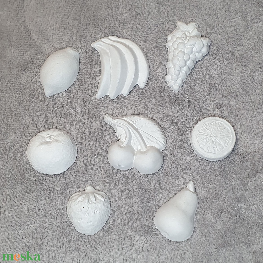 Festhető gipsz figura csomag (gyümölcsök) - diy (csináld magad) - egységcsomag - Meska.hu