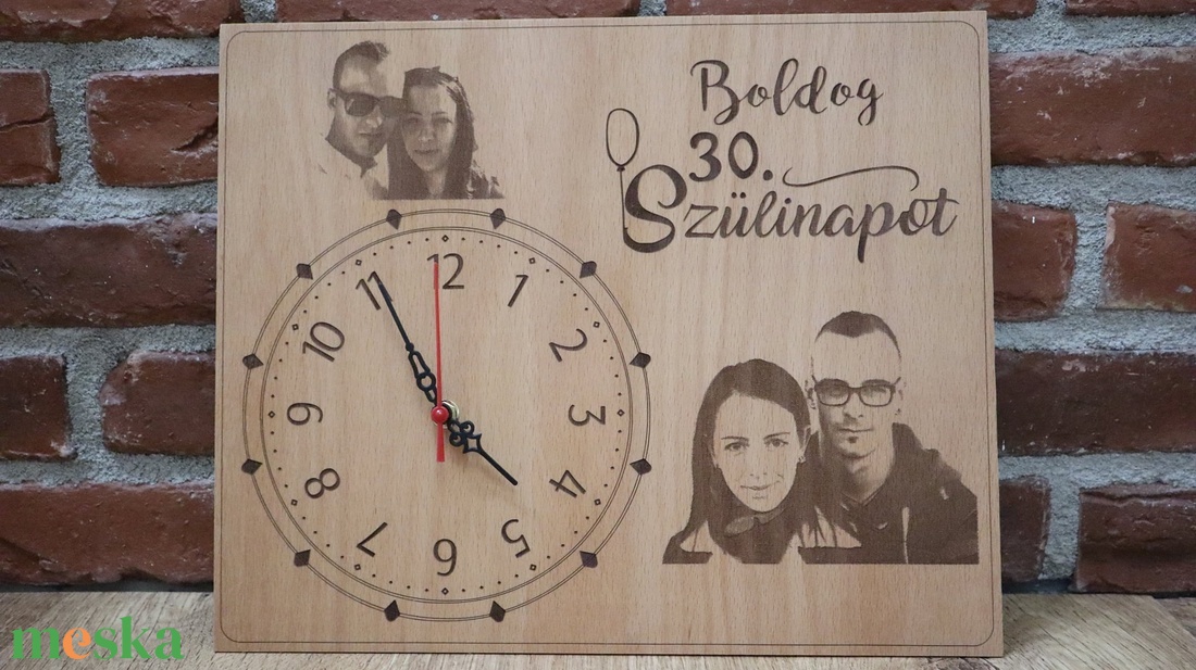 Egyedi falióra - otthon & életmód - dekoráció - fali és függő dekoráció - falióra & óra - Meska.hu