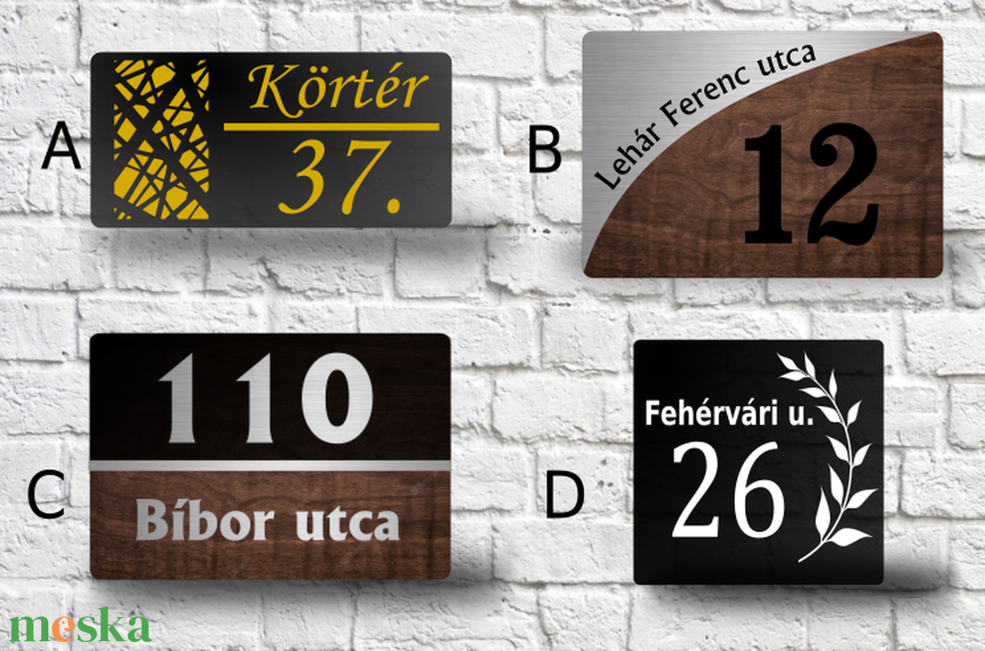 Házszámtábla egyedi - Több design - otthon & életmód - ház & kert - házszám - Meska.hu Házszámtábla egyedi - Több design - otthon & életmód - ház & kert - házszám - Meska.hu