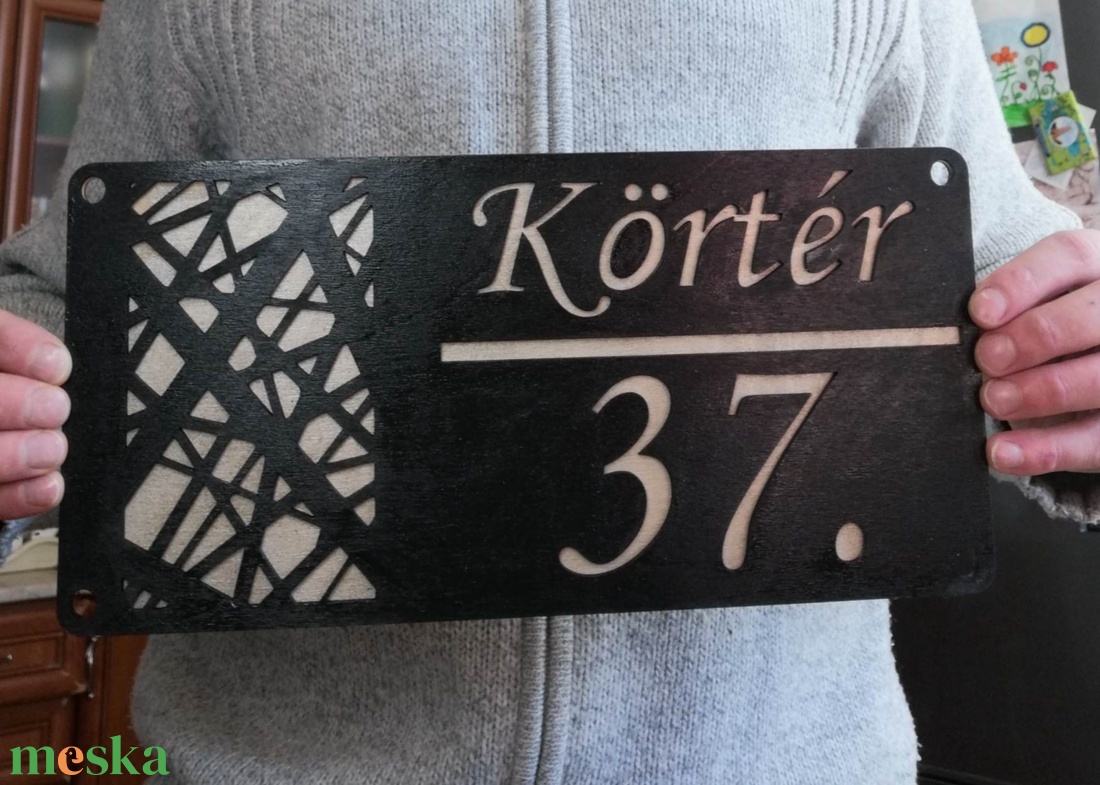 Házszámtábla egyedi - Több design - otthon & életmód - ház & kert - házszám - Meska.hu
