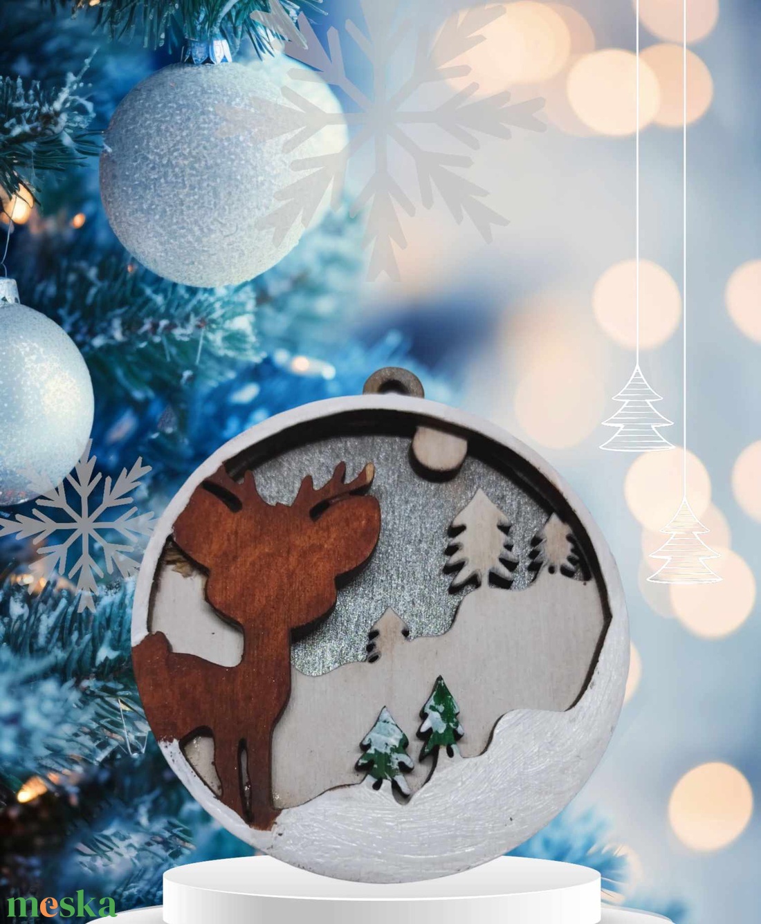 Karácsonyi dekoráció - karácsony - adventi díszek - adventi ablakdekoráció - Meska.hu