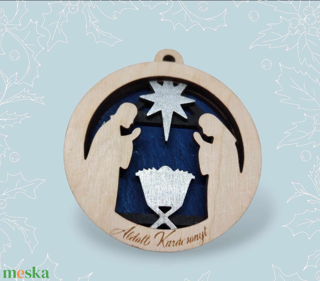 Karácsonyi dekoráció - karácsony - adventi díszek - adventi ablakdekoráció - Meska.hu