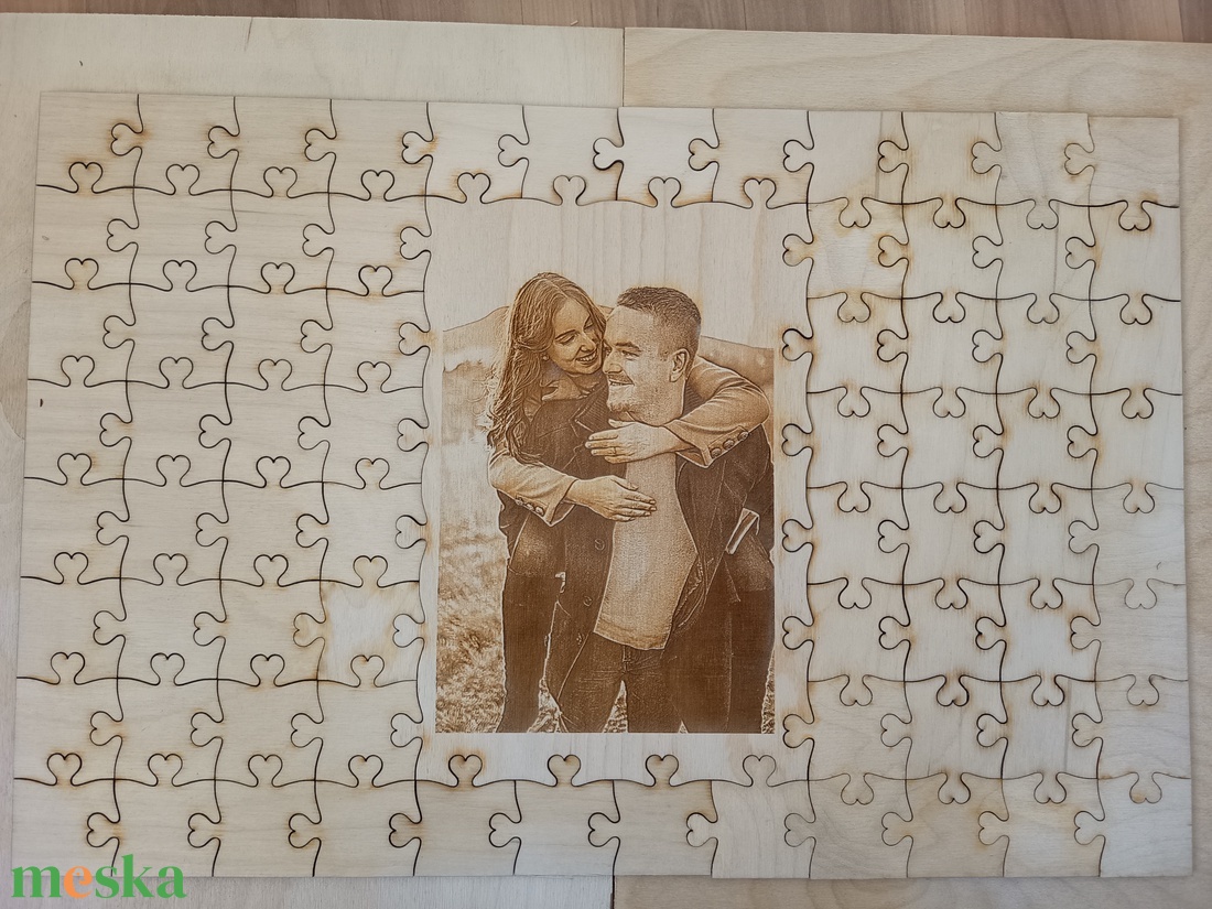 Fa kirakó gravírozott fotó képpel  - játék & sport - puzzle - kirakó, kocka kirakó - Meska.hu