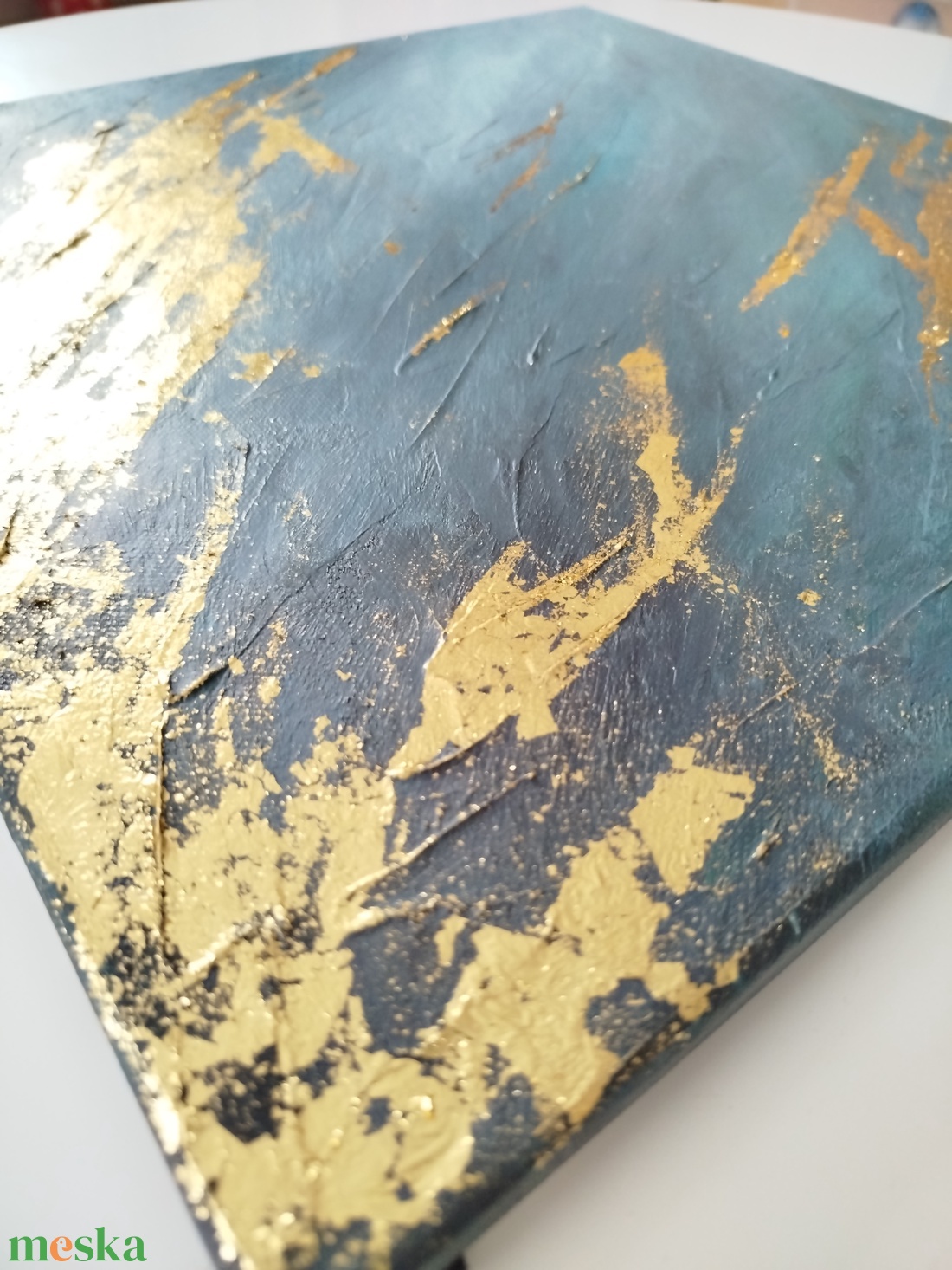 Alámerülés (Absztrakt akril festmény) - művészet - festmény - akril - Meska.hu